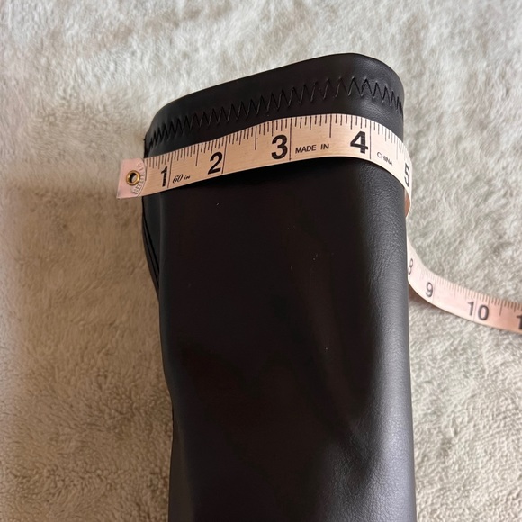 Demonia Emily 375 Stretch Vegan Leather Platform Lace-Up Thigh High 24-Eye Boots - Picture 15 of 16